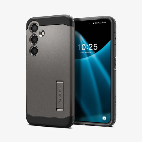 ACS07300 - Galaxy S24 Ultra Case Tough Armor in Black showing the back